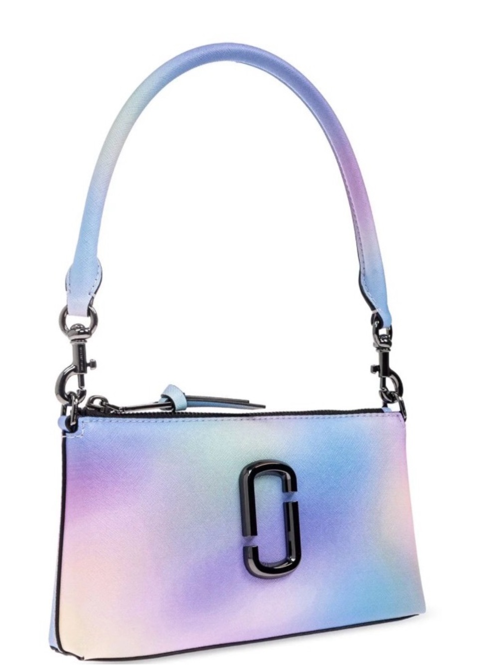 Marc Jacobs Iridescent Pastel Clutch in Blue-Lavender Gradient - Picture 2 of 7